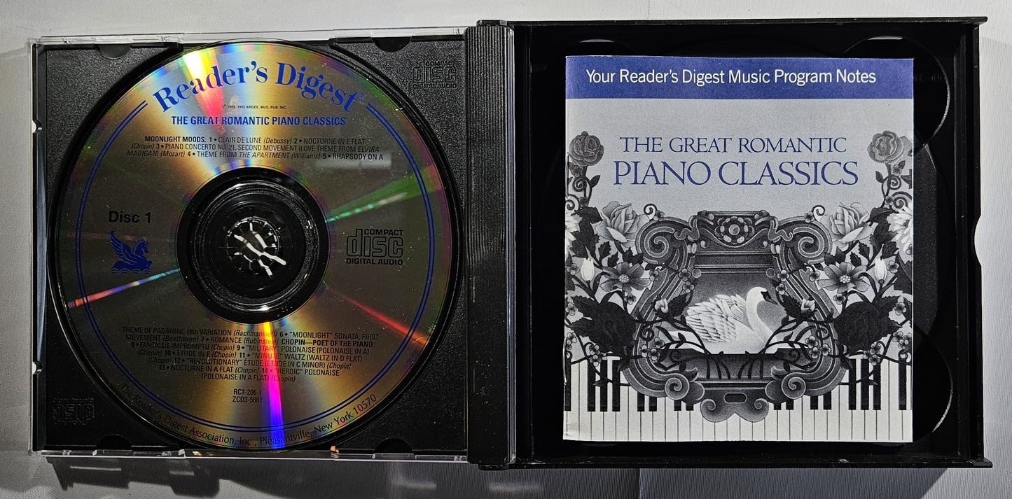 Various - The Great Romantic Piano Classics [1992 Compilation] [Used Triple CD]