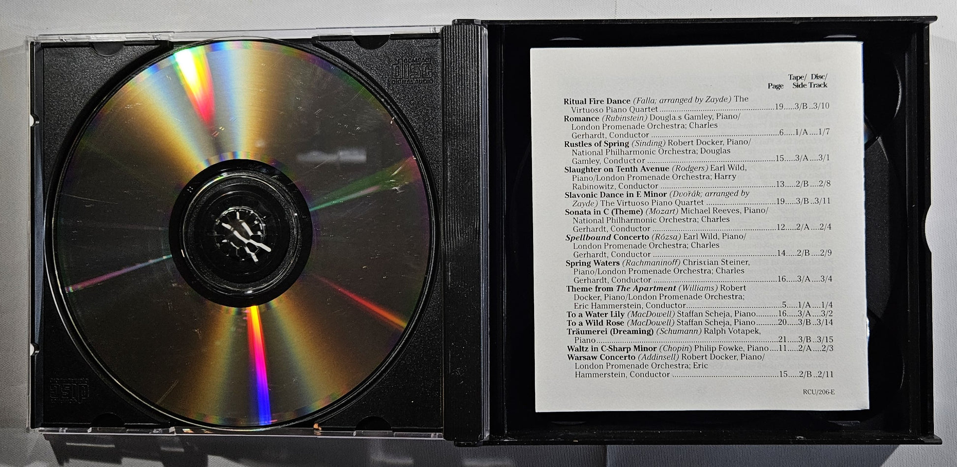 Various - The Great Romantic Piano Classics [1992 Compilation] [Used Triple CD]