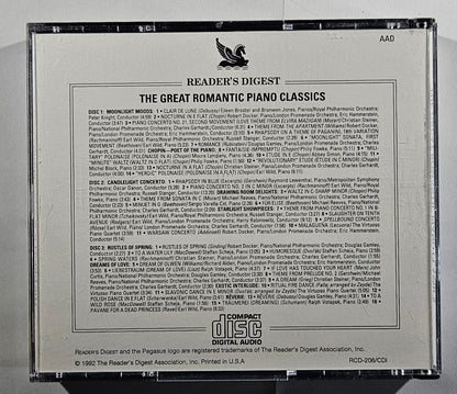 Various - The Great Romantic Piano Classics [1992 Compilation] [Used Triple CD]
