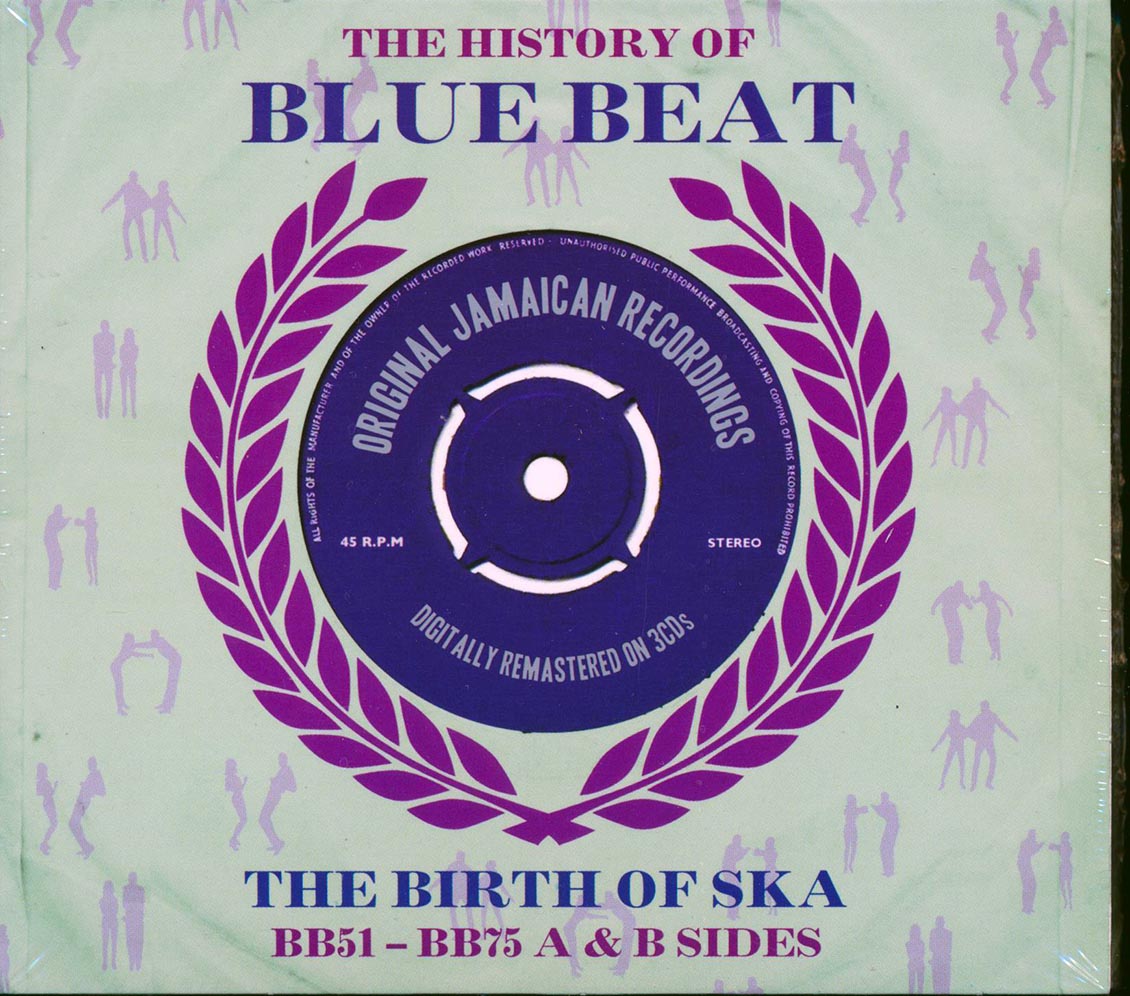 Various - The History of Blue Beat: The Birth of Ska BB51-BB75 A & B Sides [2013 Compilation Remastered] [New Triple CD]