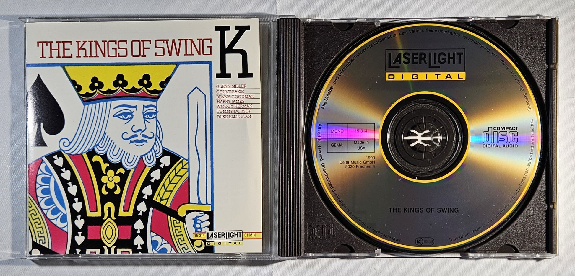 Various - The Kings of Swing [1990 Compilation Mono] [Used CD]