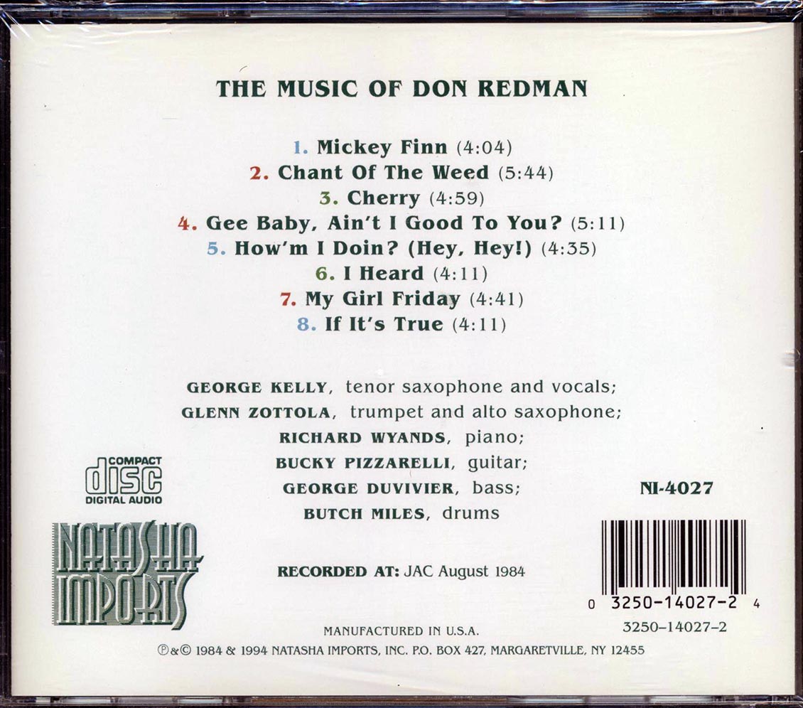 Various - The Music of Don Redman [1994 Reissue] [New CD]