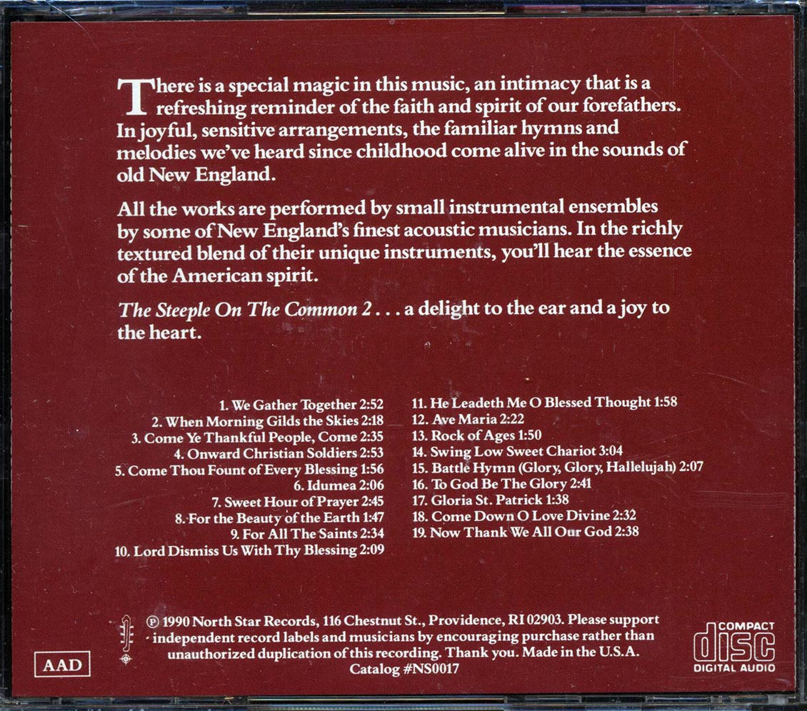 Various - The Steeple on the Common 2 [1990 Compilation] [New CD]