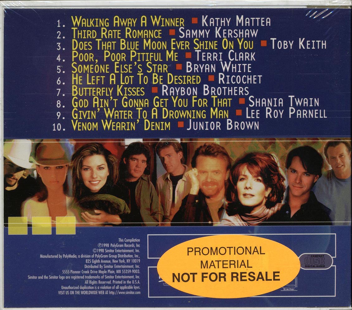 Various - This Is Country '99 [1998 Promo Compilation] [New CD]