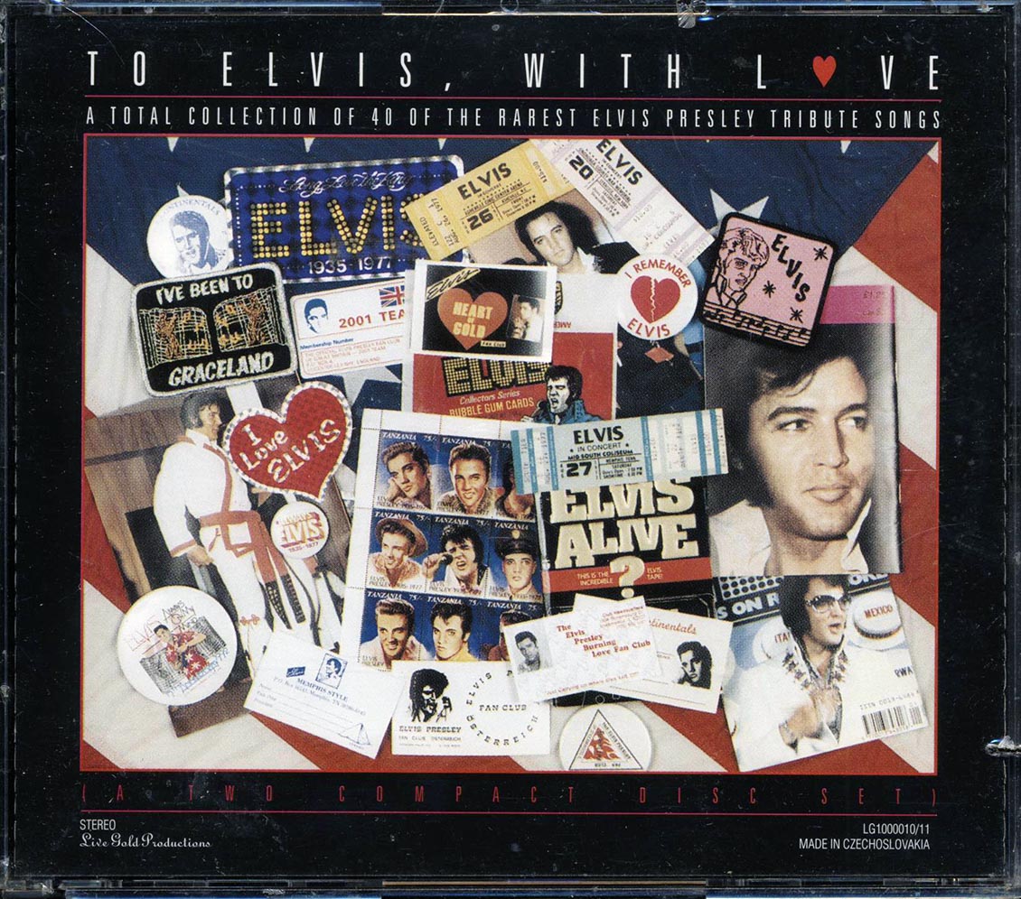 Various - To Elvis, With Love [New Double CD]