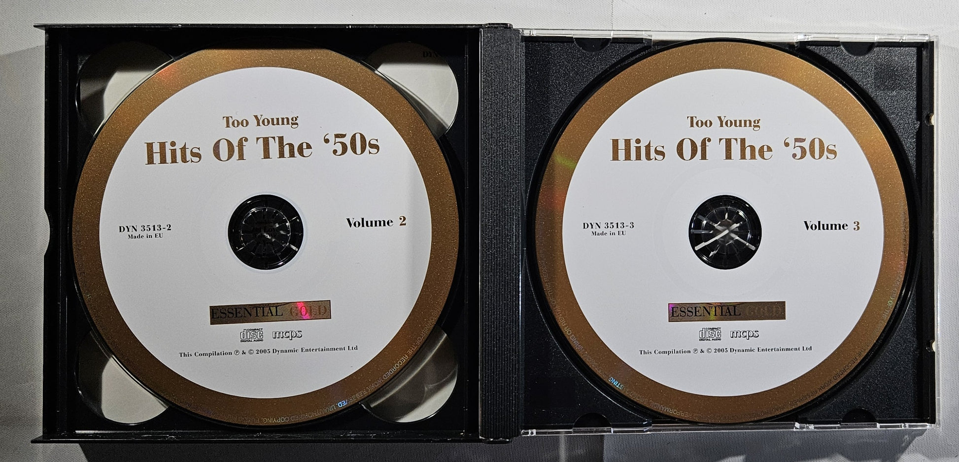Various - Too Young - Hits of the '50s [2005 Compilation] [Used Triple CD]