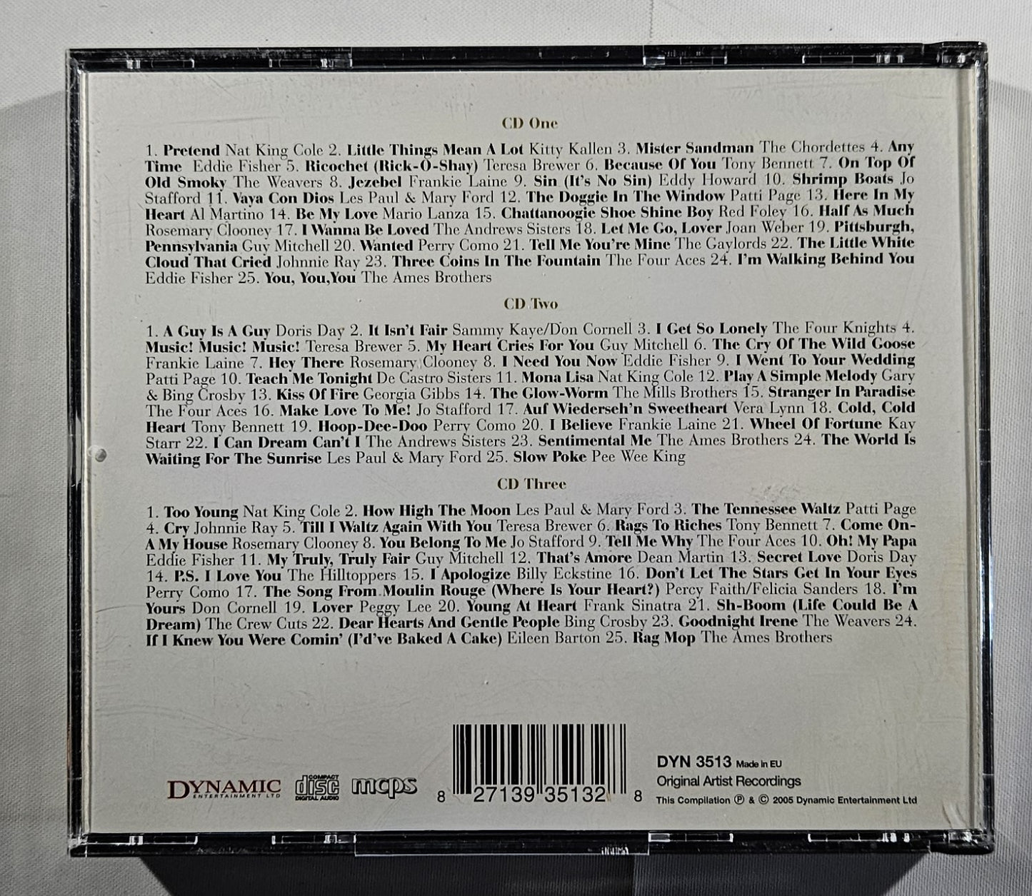 Various - Too Young - Hits of the '50s [2005 Compilation] [Used Triple CD]