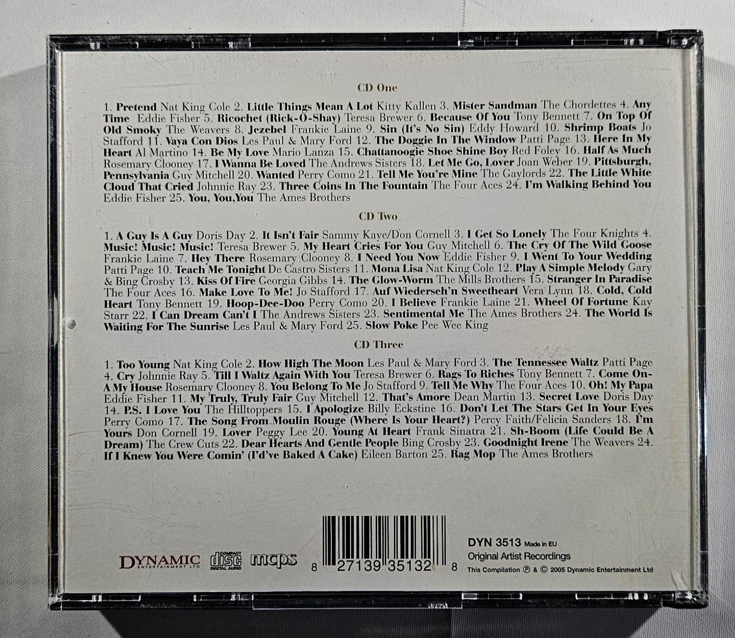 Various - Too Young - Hits of the '50s [2005 Compilation] [Used Triple CD]