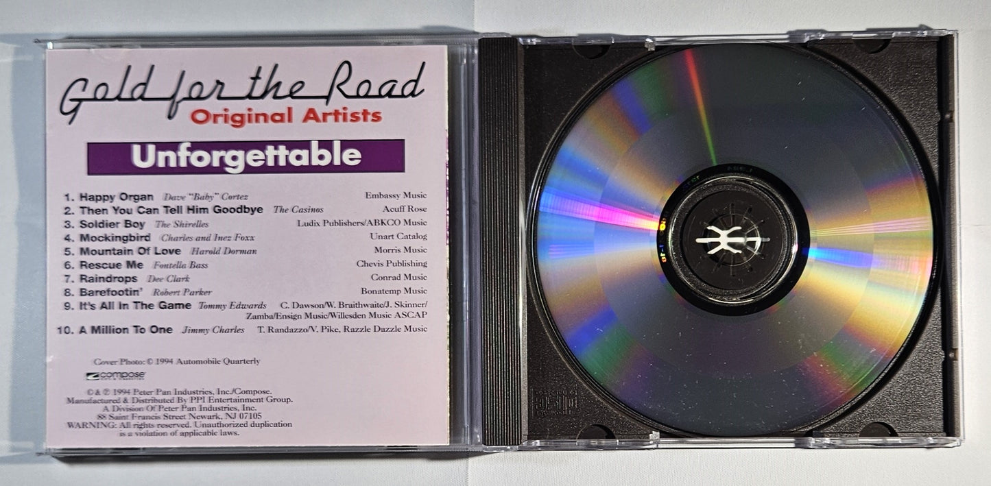 Various - Unforgettable: Gold for the Road Original Artists [1994 Used CD]