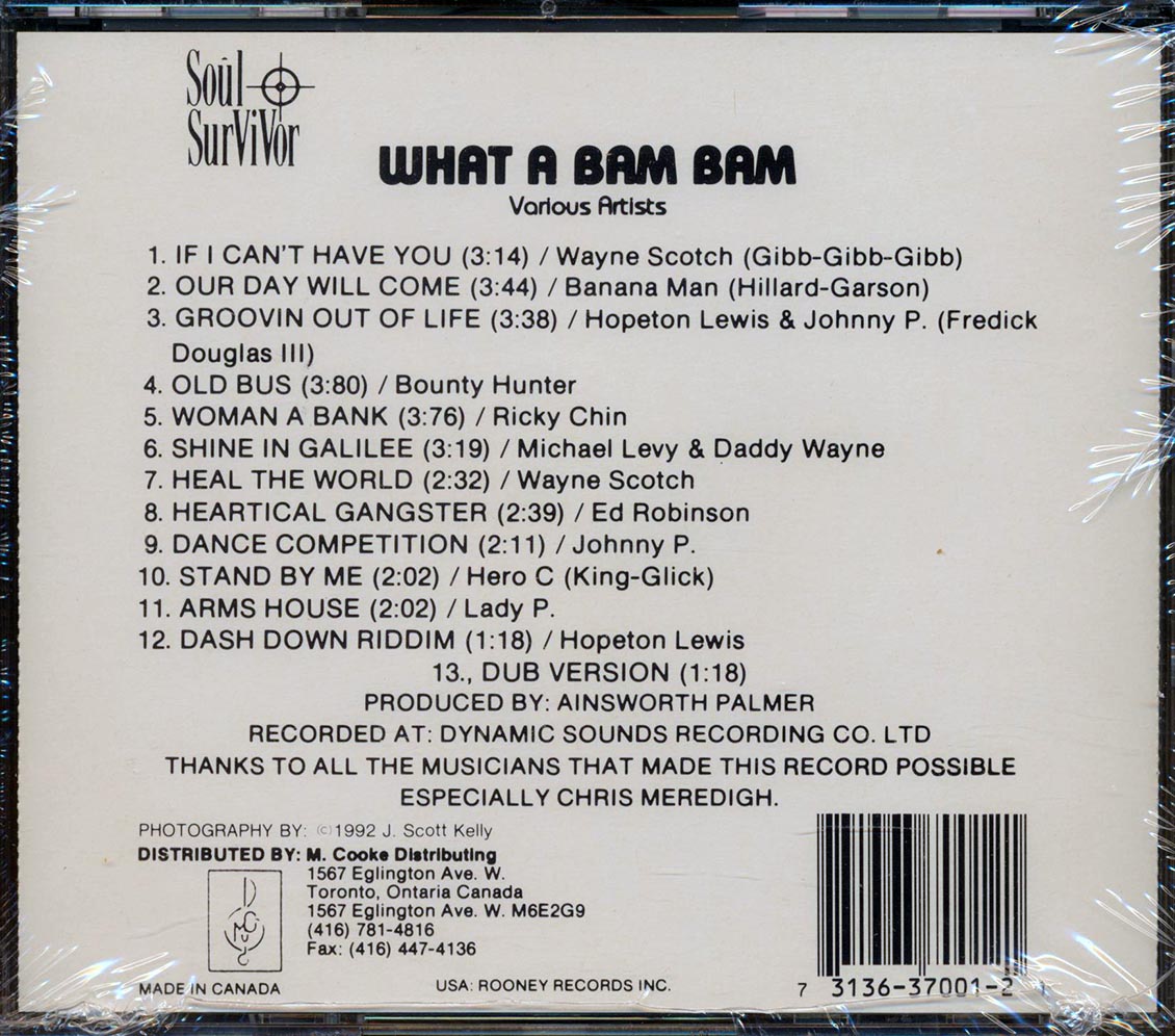 Various - What a Bam Bam! [1992 Compilation] [New CD]