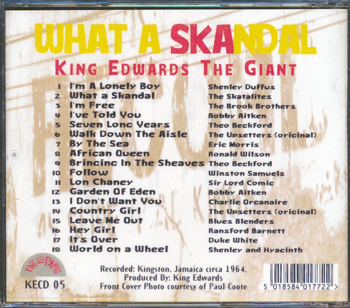 Various - What a Skandal: King Edwards the Giant [1998 Compilation] [New CD]