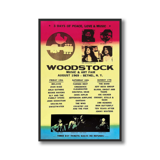 Woodstock 1969 Poster