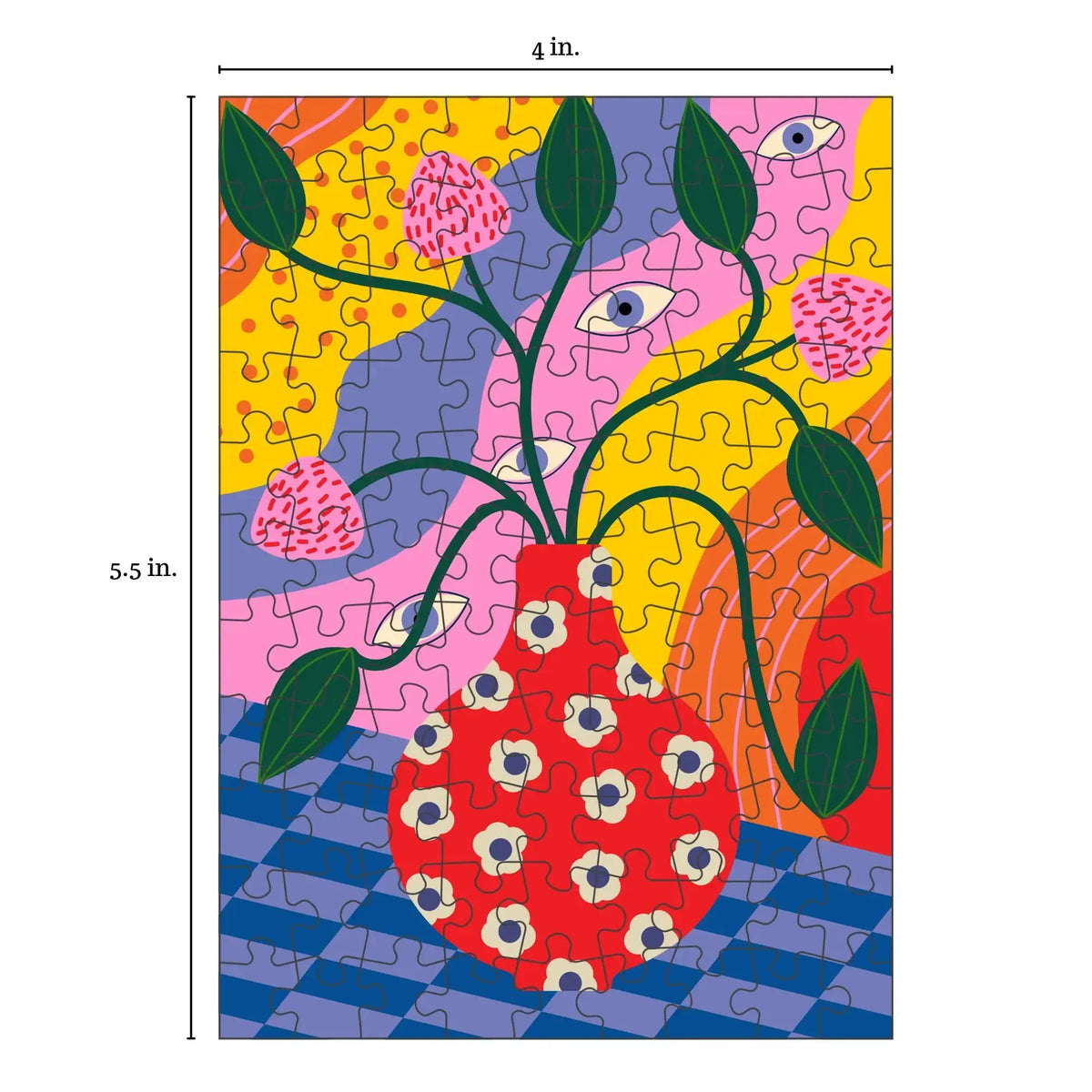 Vase 99 Piece Mini Jigsaw Puzzle Puzzledly
