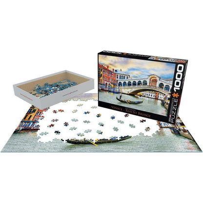 Venice Rialto Bridge 1000 Piece Jigsaw Puzzle Eurographics