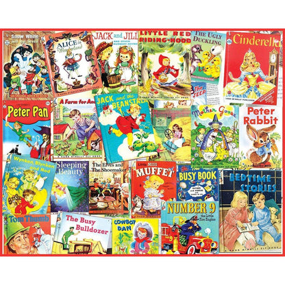 Vintage Fairy Tales 1000 Piece Jigsaw Puzzle White Mountain