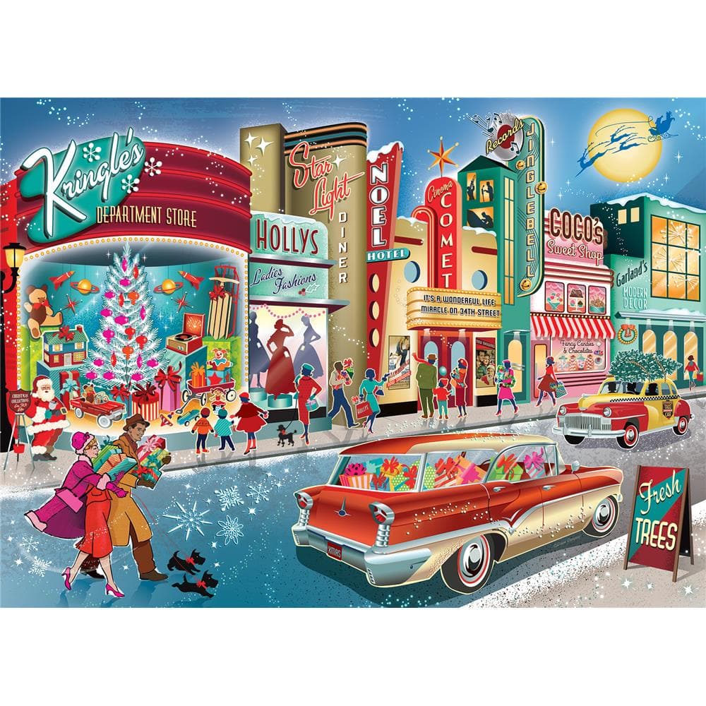 Vintage Main Street 1000 Piece Jigsaw Puzzle Cobble Hill