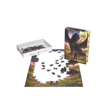 Violet Meets Tairn Fourth Wing 1000 Piece Jigsaw Puzzle Eurographics