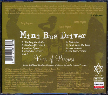 Voice of Progress - Mini Bus Driver [Reissue] [New CD]