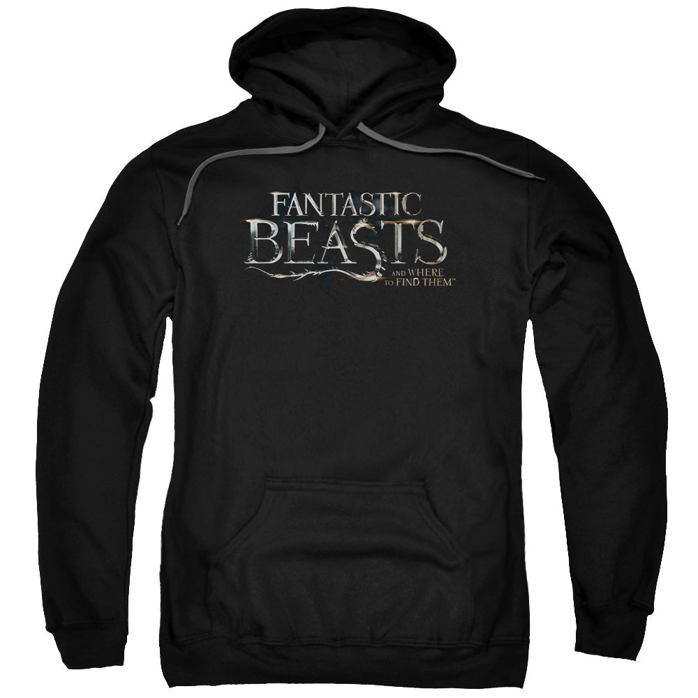 Fantastic Beasts Logo Mens Hoodie Black Officially Licensed