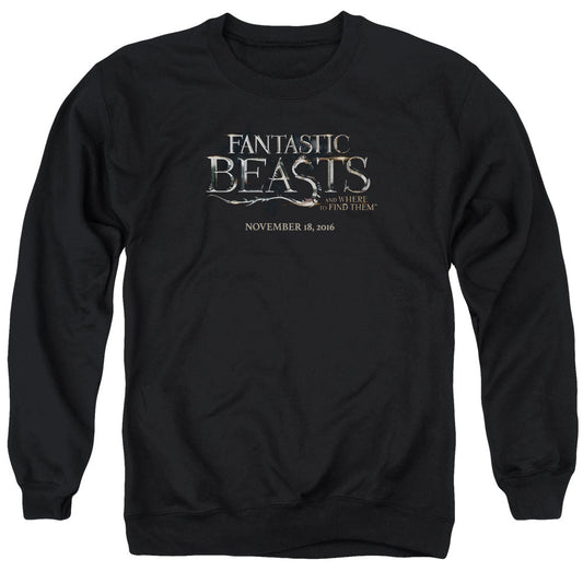 Fantastic Beasts Logo 2 Mens Crewneck Sweatshirt Black Officially Licensed