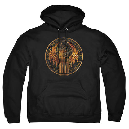 Fantastic Beasts Magical Congress Crest Mens Hoodie Black Officially Licensed