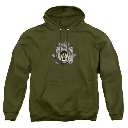 Fantastic Beasts Muggle Worthy Mens Hoodie Military Green Officially Licensed