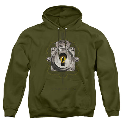 Fantastic Beasts Muggle Worthy Mens Hoodie Military Green Officially Licensed
