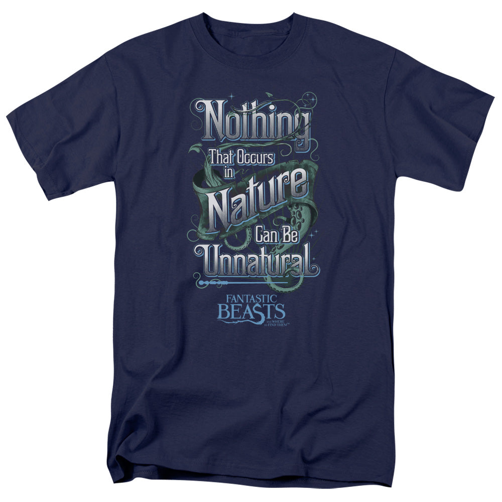 Fantastic Beasts Unnatural Mens T Shirt Navy Blue Officially Licensed