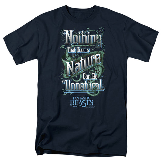 Fantastic Beasts Unnatural Mens T Shirt Navy Officially Licensed