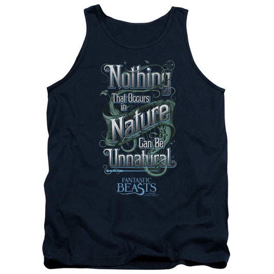 Fantastic Beasts Unnatural Mens Tank Top Shirt Navy Blue Officially Licensed