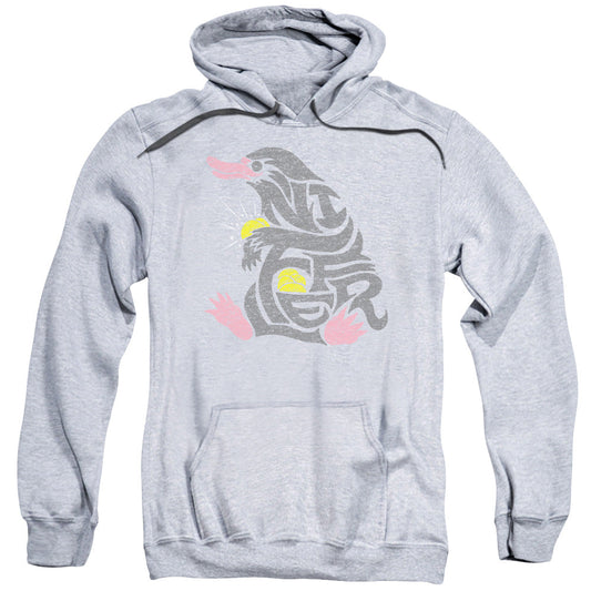 Fantastic Beasts Niffler Mens Hoodie Athletic Heather Officially Licensed
