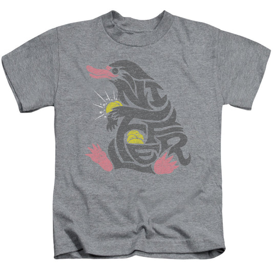 Fantastic Beasts Niffler Juvenile Kids Youth T Shirt Athletic Heather Officially Licensed