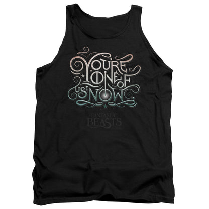 Fantastic Beasts One Of Us Mens Tank Top Shirt Black Officially Licensed