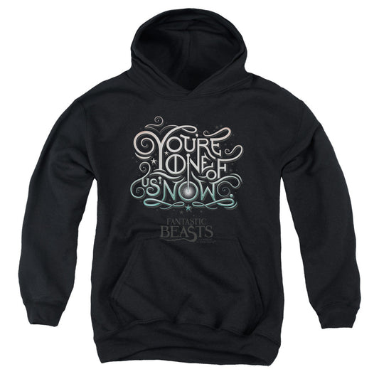 Fantastic Beasts One Of Us Kids Youth Hoodie Black Officially Licensed