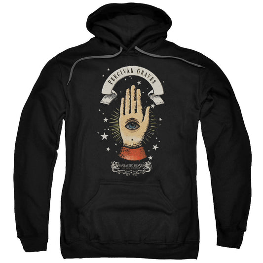 Fantastic Beasts Percival Graves Mens Hoodie Black Officially Licensed