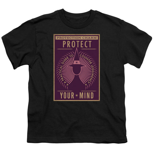 Fantastic Beasts Protect Your Mind Kids Youth T Shirt Black Officially Licensed