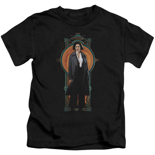 Fantastic Beasts Porpentina Goldstein Juvenile Kids Youth T Shirt Black Officially Licensed