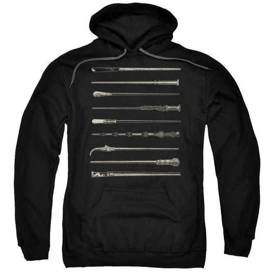 Fantastic Beasts 2 Wands Mens Hoodie Black Officially Licensed