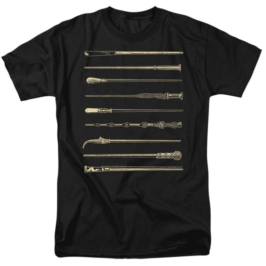 Fantastic Beasts 2 Wands Mens T Shirt Black Officially Licensed
