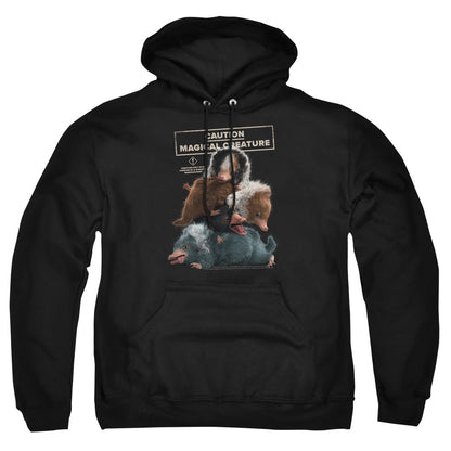 Fantastic Beasts 2 Cuddle Puddle Mens Hoodie Black Officially Licensed