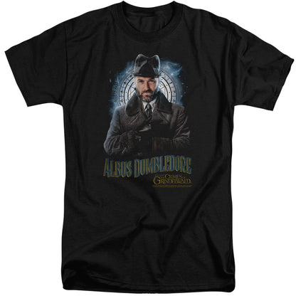 Fantastic Beasts 2 Dumbledore Mens Tall T Shirt Black Officially Licensed