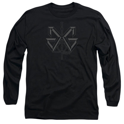 Fantastic Beasts 2 Grindelwald Sigil Mens Long Sleeve Shirt Black Officially Licensed Officially Licensed