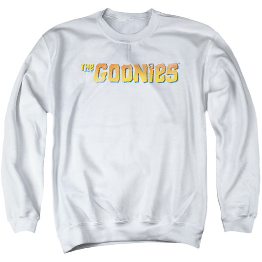 The Goonies Logo Mens Crewneck Sweatshirt White Officially Licensed