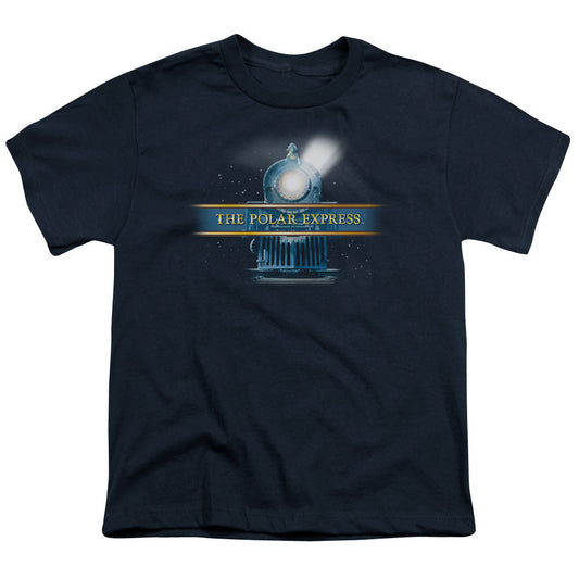 The Polar Express Train Logo Kids Youth T Shirt Navy Blue Officially Licensed