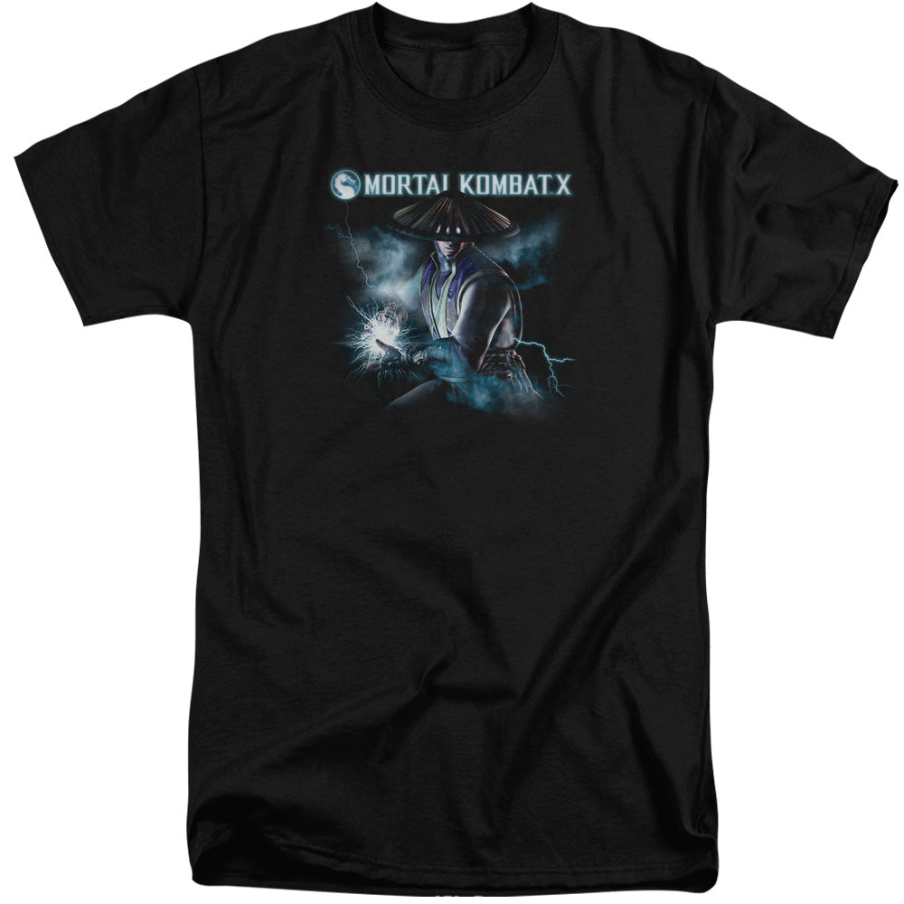 Mortal Kombat X Raiden Mens Tall T Shirt Black Officially Licensed