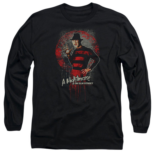 Nightmare On Elm Street This Is God Mens Long Sleeve Shirt Black Officially Licensed
