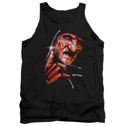 Nightmare On Elm Street Freddys Face Mens Tank Top Shirt Black Officially Licensed