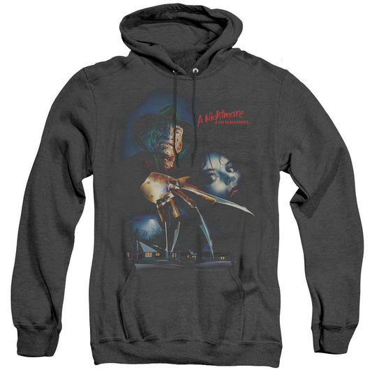 Nightmare On Elm Street Elm Street Poster Heather Mens Hoodie Black Officially Licensed