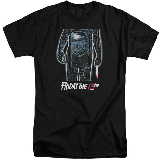 Friday The 13Th 13Th Poster Mens Tall T Shirt Black Officially Licensed