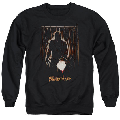 Friday The 13Th Part 3 Poster Mens Crewneck Sweatshirt Black
